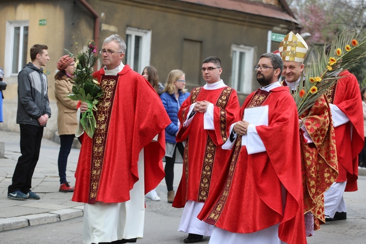 Niedziela Palmowa młodych w bielskiej katedrze - 2017