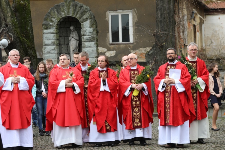 Niedziela Palmowa młodych w bielskiej katedrze - 2017