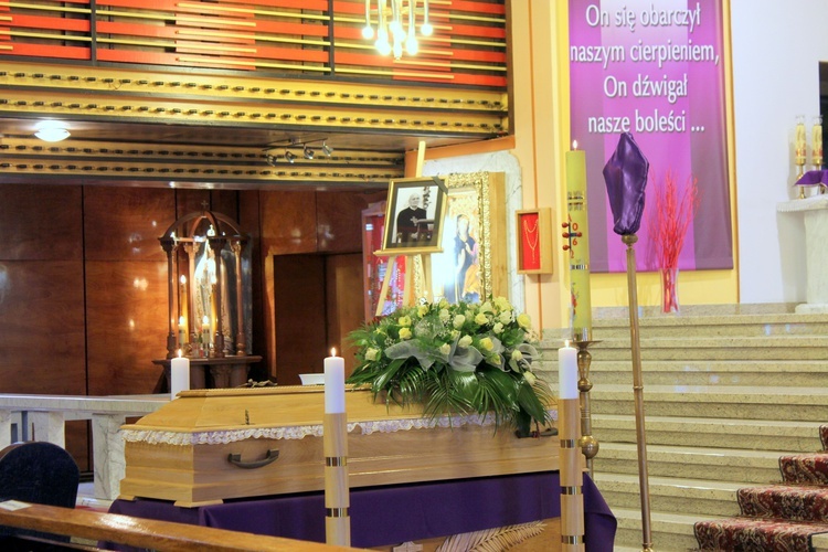 Msza pogrzebowa brata Franciszka Wieczorka w Zabrzu