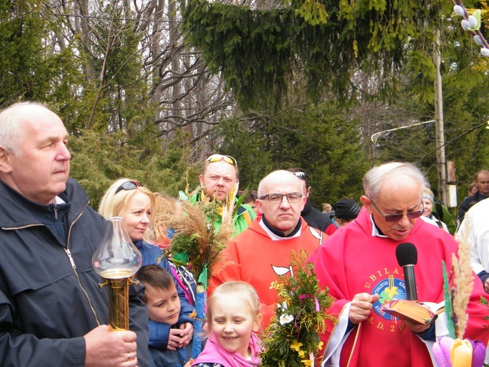 Niedziela Palmowa na Groniu Jana Pawła II