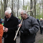 Nabożeństwo w dzikowskim parku