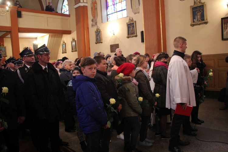 Powitanie ikony MB Częstochowskiej w Strzegocinie