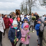 Powitanie ikony MB Częstochowskiej w Strzegocinie