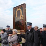 Powitanie ikony MB Częstochowskiej w Strzegocinie