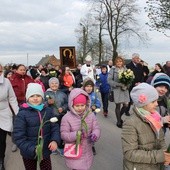 Powitanie ikony MB Częstochowskiej w Strzegocinie