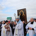 Powitanie ikony MB Częstochowskiej w Strzegocinie