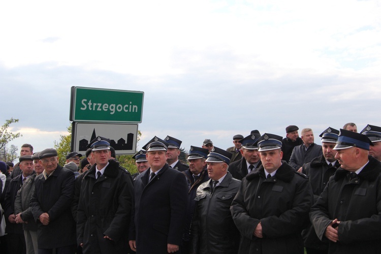 Powitanie ikony MB Częstochowskiej w Strzegocinie