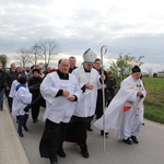 Powitanie ikony MB Częstochowskiej w Strzegocinie