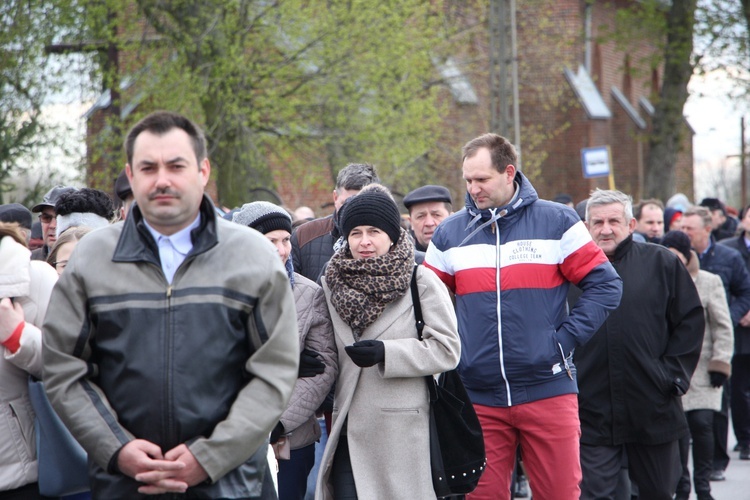 Powitanie ikony MB Częstochowskiej w Strzegocinie