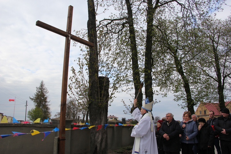 Powitanie ikony MB Częstochowskiej w Strzegocinie