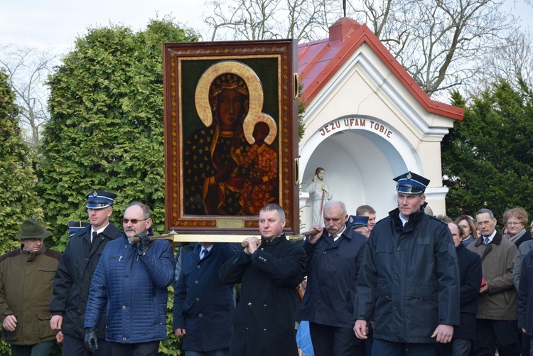 Powitanie ikony MB Częstochowskiej w Witoni