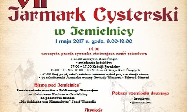 Święto Rodziny i Jarmark Cysterski