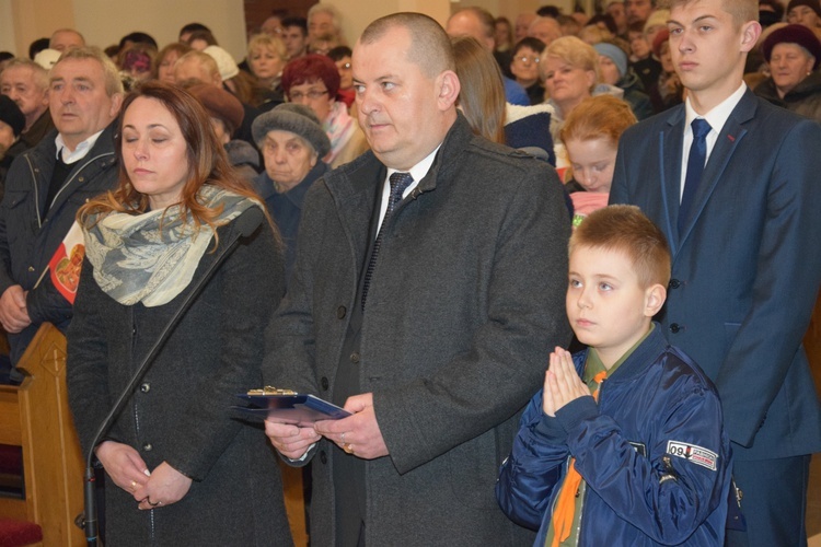 Powitanie ikony MB Częstochowskiej w Kutnie-Dybowie