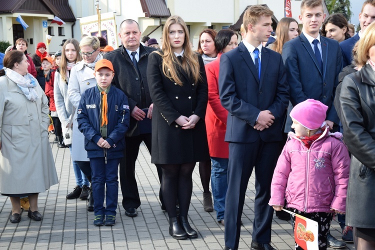 Powitanie ikony MB Częstochowskiej w Kutnie-Dybowie