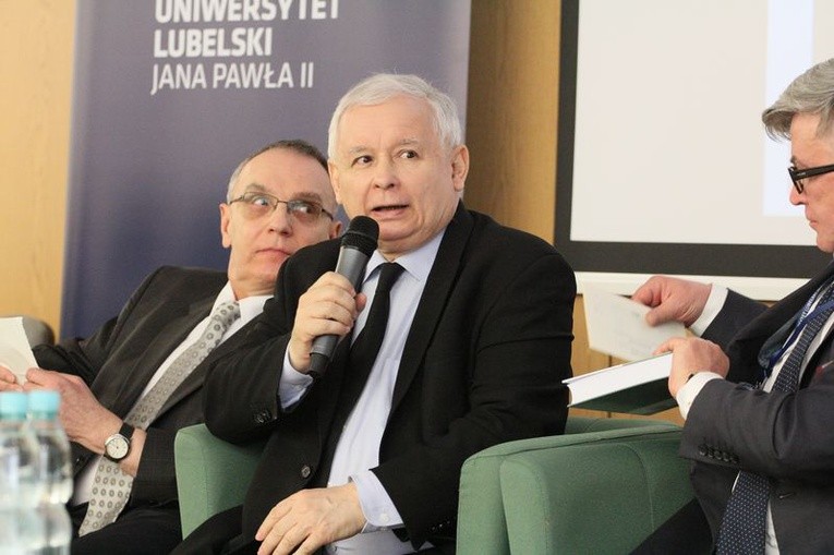 Jarosław Kaczyński na KUL 