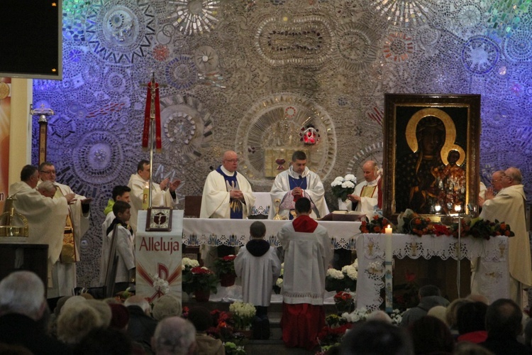 Powitanie ikony MB Częstochowskiej w Kutnie-Woźniakowie