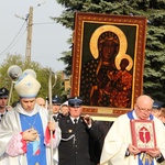 Powitanie ikony MB Częstochowskiej w Kutnie-Woźniakowie