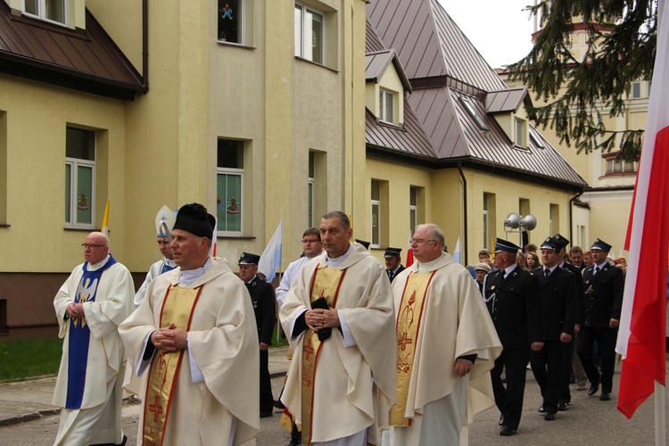 Powitanie ikony MB Częstochowskiej w Kutnie-Woźniakowie