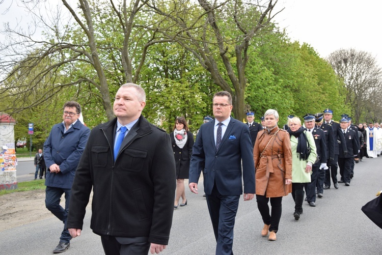 Powitanie ikony MB Częstochowskiej w parafii św. Jadwigi w Kutnie