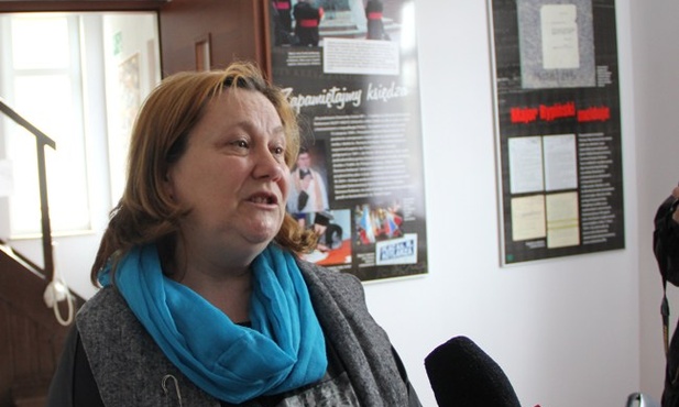 O planach związanych z działalnością Izby Pamięci ks. Romana Kotlarza mówiła Joanna Kutkowska