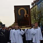 Powitanie ikony MB Częstochowskiej w parafii św. Wawrzyńca w Kutnie