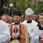 Powitanie ikony MB Częstochowskiej w parafii św. Jana Chrzciciela w Kutnie