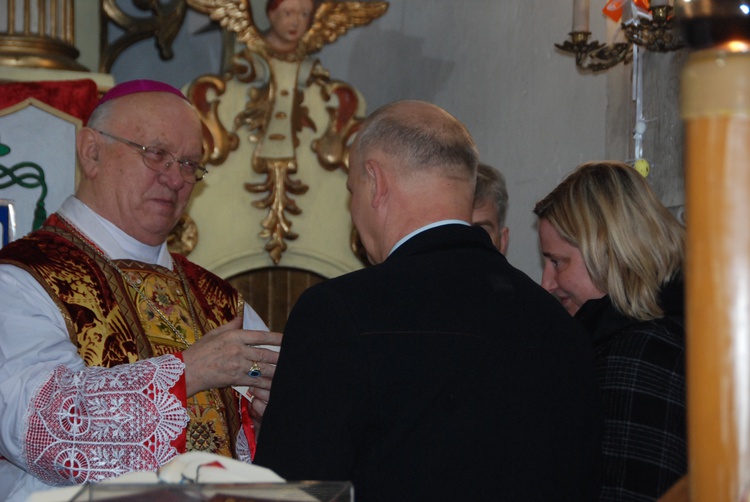 Powitanie ikony MB Częstochowskiej w Łaniętach