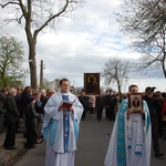 Powitanie ikony MB Częstochowskiej w Łaniętach