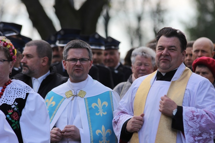 Powitanie ikony MB Częstochowskiej w Łaniętach