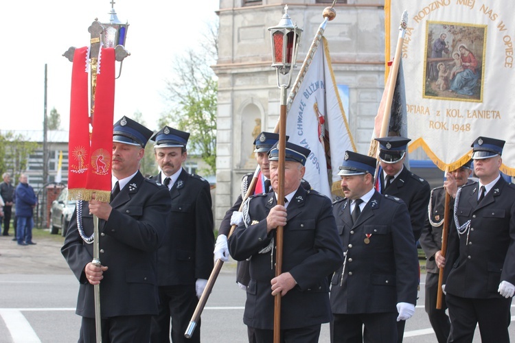 Powitanie ikony MB Częstochowskiej w Łaniętach