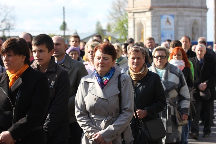 Powitanie ikony MB Częstochowskiej w Łaniętach