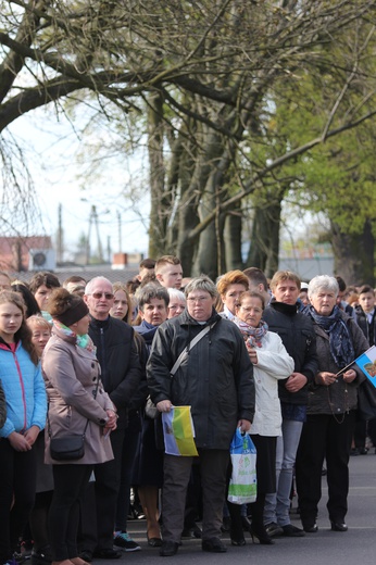 Powitanie ikony MB Częstochowskiej w Łaniętach