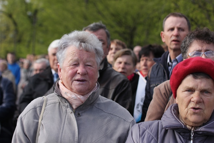 Powitanie ikony MB Częstochowskiej w Łaniętach