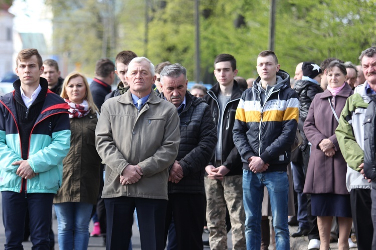 Powitanie ikony MB Częstochowskiej w Łaniętach