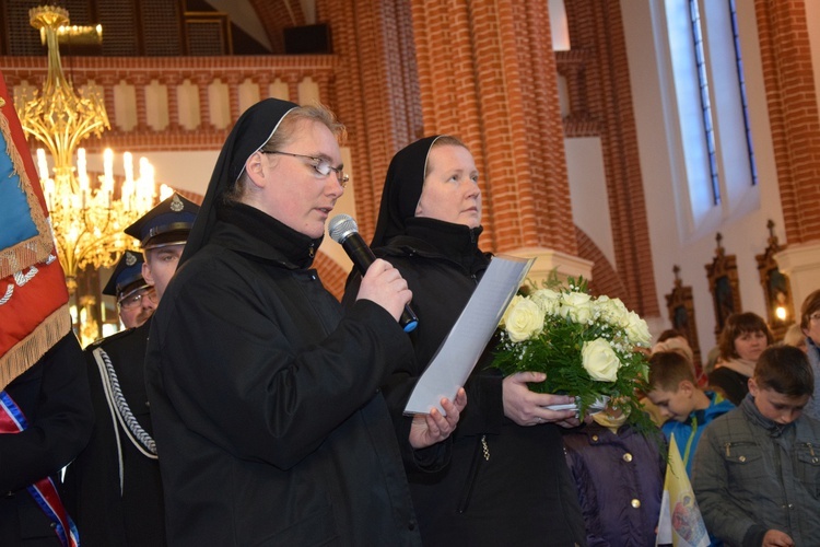 Powitanie ikony MB Częstochowskiej w Strzelcach