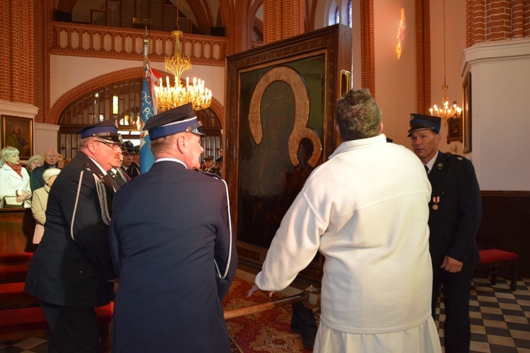 Powitanie ikony MB Częstochowskiej w Strzelcach