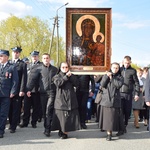 Powitanie ikony MB Częstochowskiej w Strzelcach