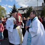 Powitanie ikony MB Częstochowskiej w Strzelcach