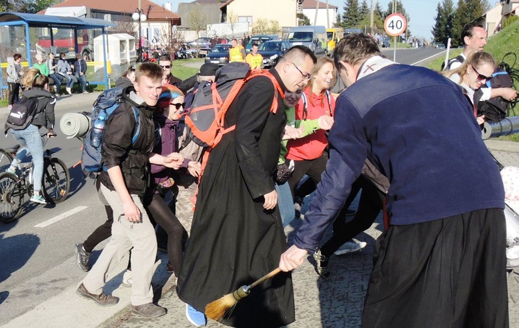 Powitanie pielgrzymów w Wysokiej 2017