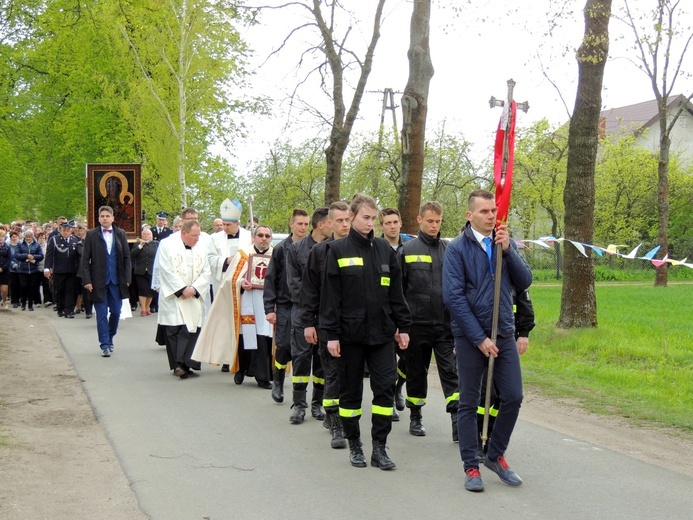 Powitanie ikony MB Częstochowskiej w Mnichu