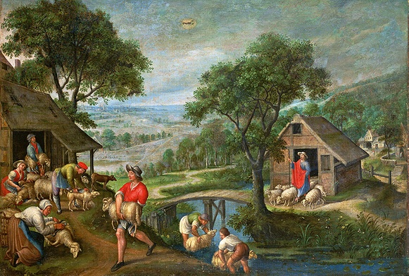 Marten van Valckenborch
Chrystus Dobry Pasterz
olej na płótnie, 1580–1590
Kunsthistorisches Museum Wiedeń