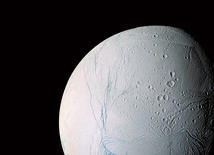 Enceladus. Zdjęcie wykonane przez próbnik Cassini.