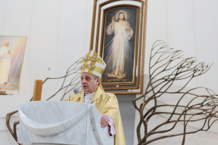 Msza św. na zakończenie 5. pielgrzymki diecezjalnej do Łagiewnik