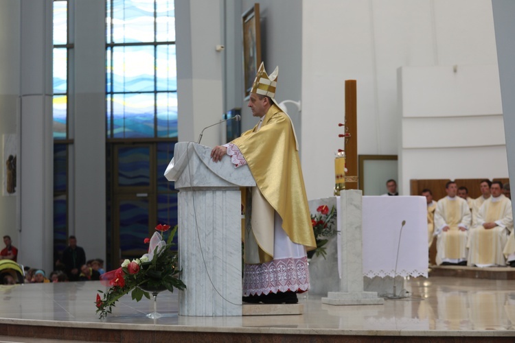 Msza św. na zakończenie 5. pielgrzymki diecezjalnej do Łagiewnik