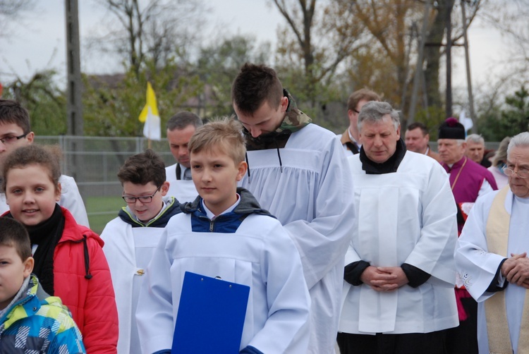 Powitanie ikony MB Częstochowskiej w Nowem