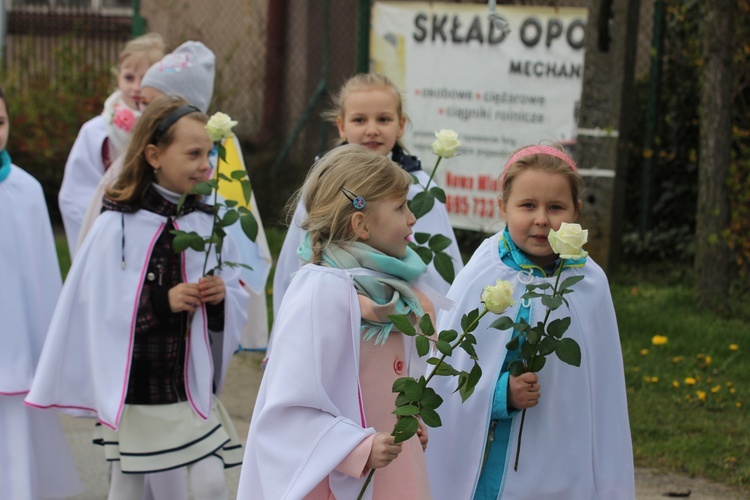 Powitanie ikony MB Częstochowskiej w Nowem