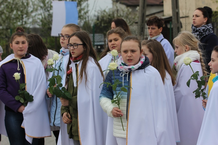 Powitanie ikony MB Częstochowskiej w Nowem