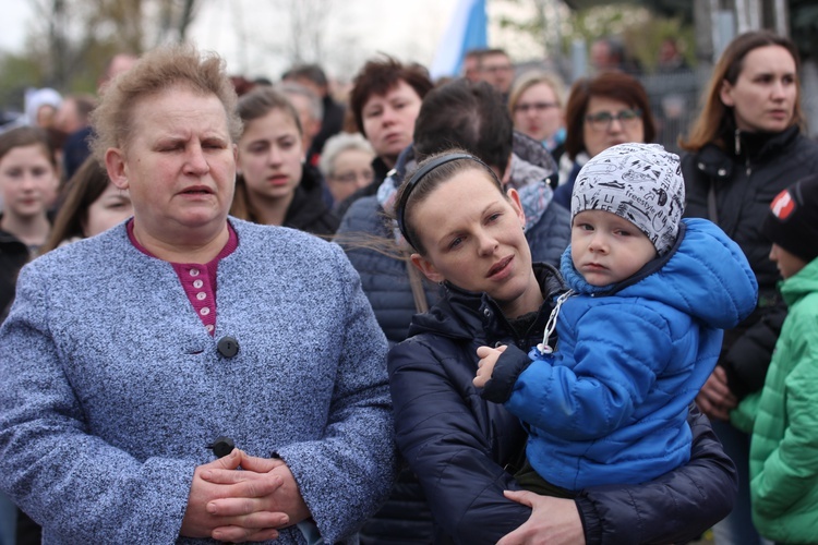 Powitanie ikony MB Częstochowskiej w Nowem