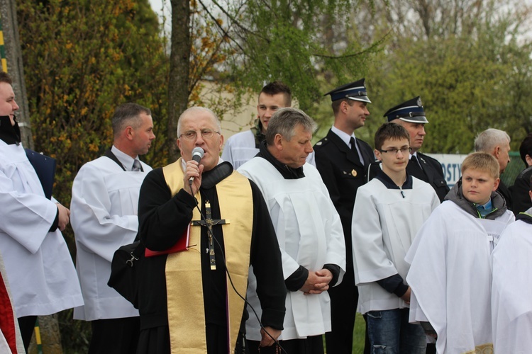 Powitanie ikony MB Częstochowskiej w Nowem