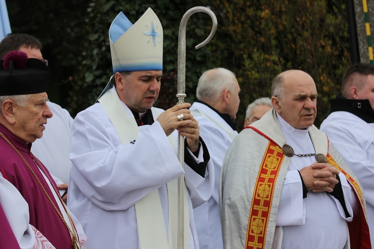 Powitanie ikony MB Częstochowskiej w Nowem